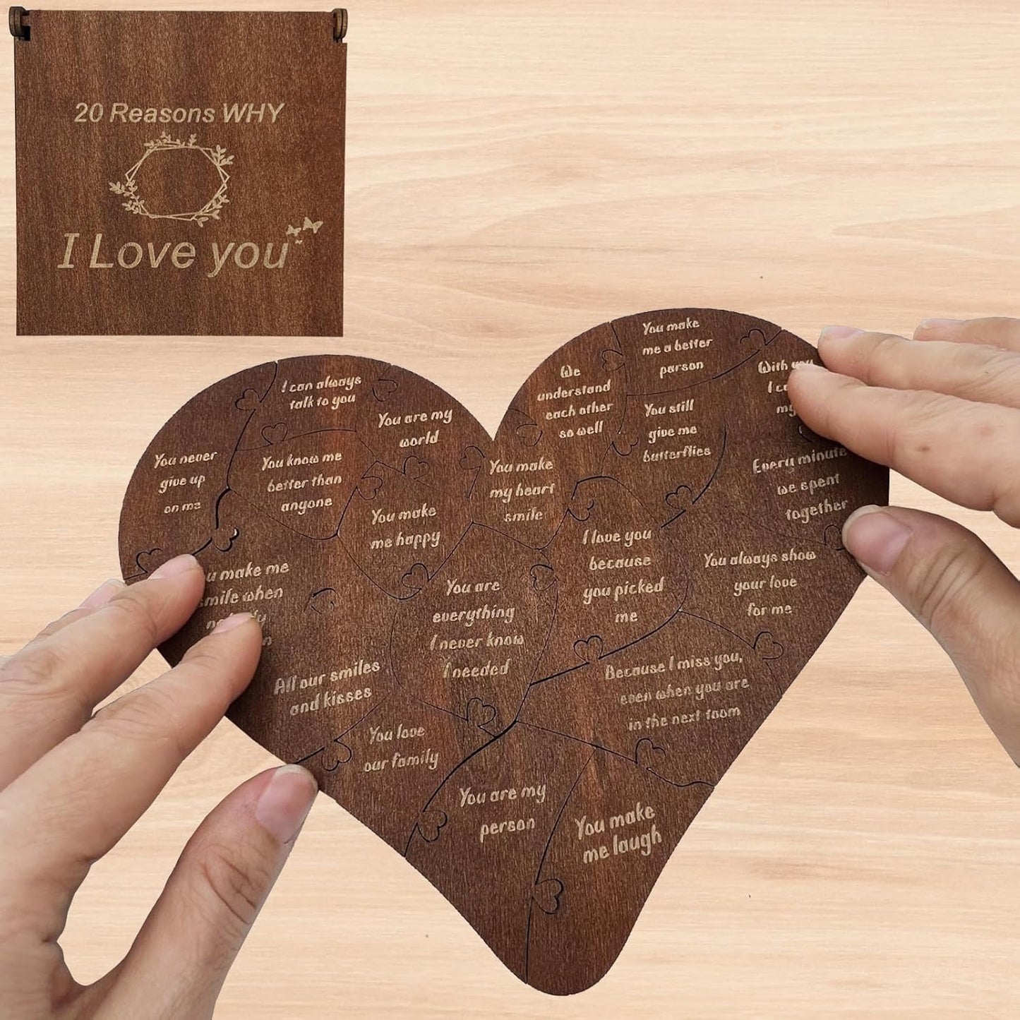 20 Reasons Why I Love You Puzzle