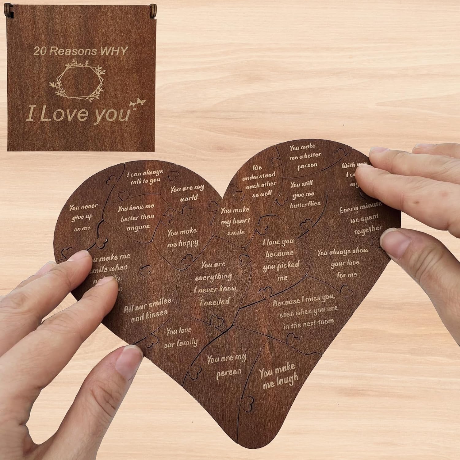 20 Reasons Why I Love You Puzzle