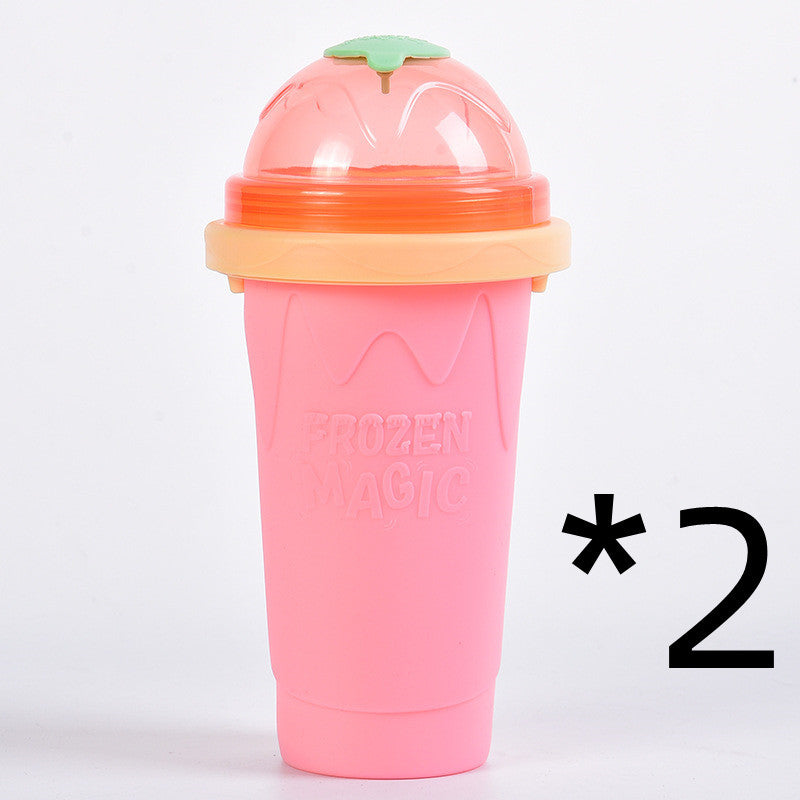 2Pcs Light Pink Smoothie Cup