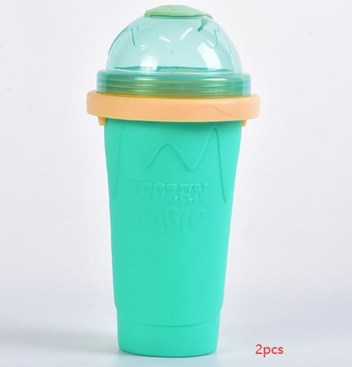 2Pcs Mint Green Smoothie Cup