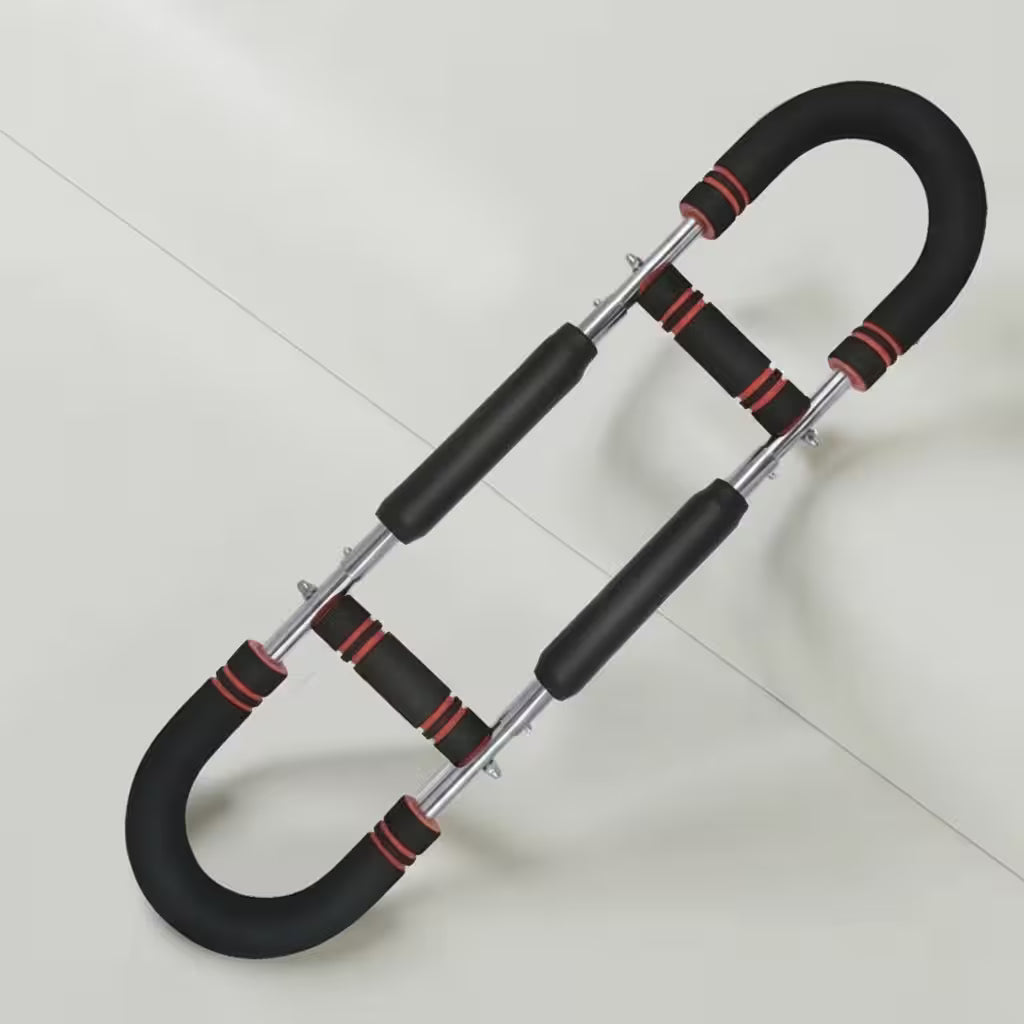Adjustable U-Shape Twister Arm Trainer – Steel Spring Chest Expander for Biceps, Triceps, Back & Chest
