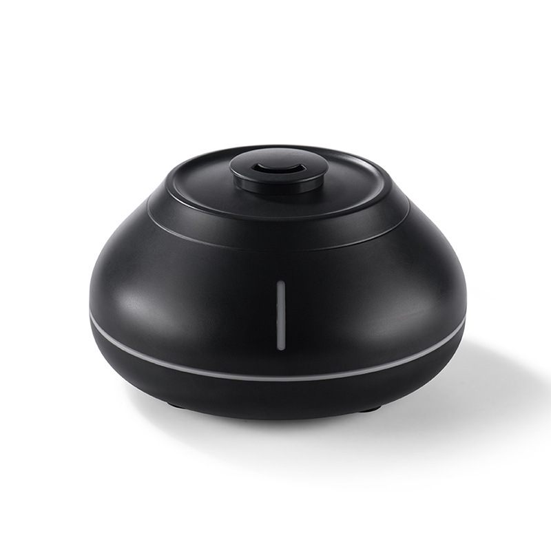 Black humidifier on a white background