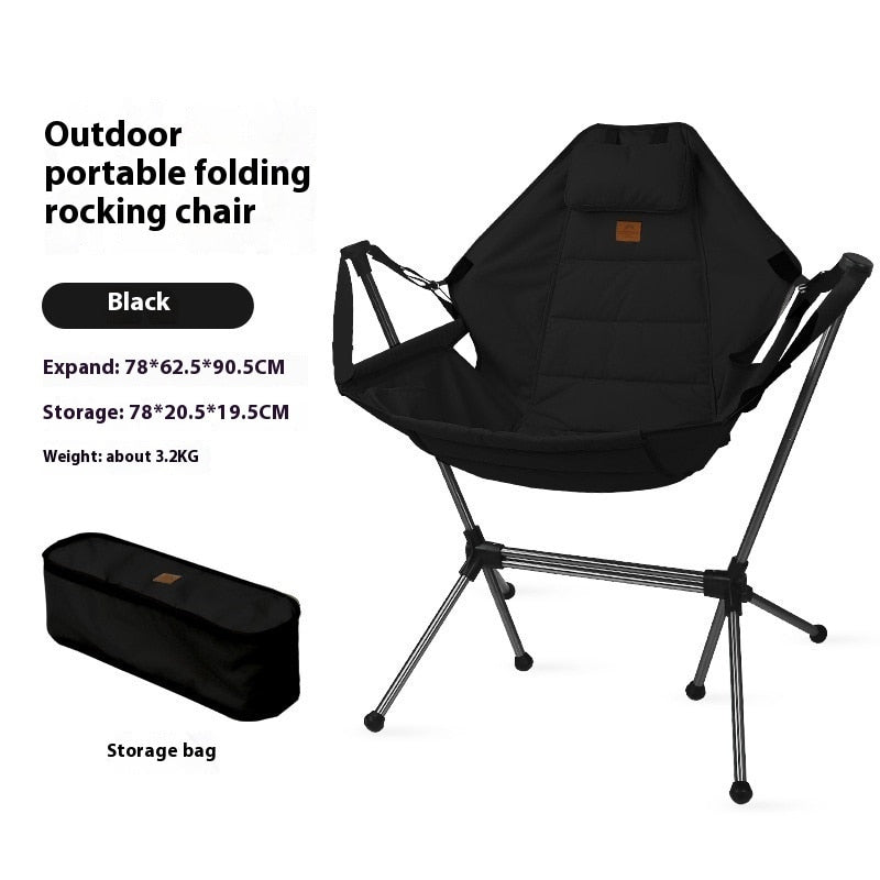Black Rocking Chair