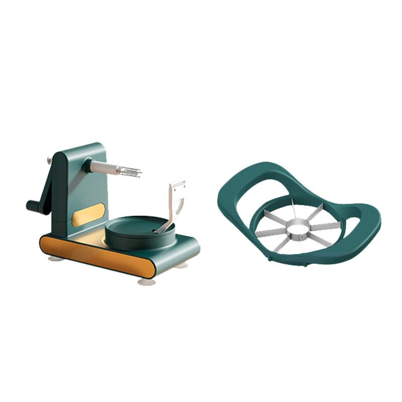 Peeler || Manual Peeler Machine || a game-changer in the kitchen - Dark Green Peeler plus Splitter