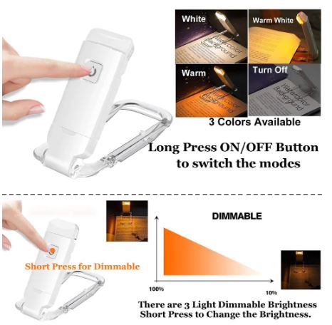 Easy Steps to use your LED Reading Lamp