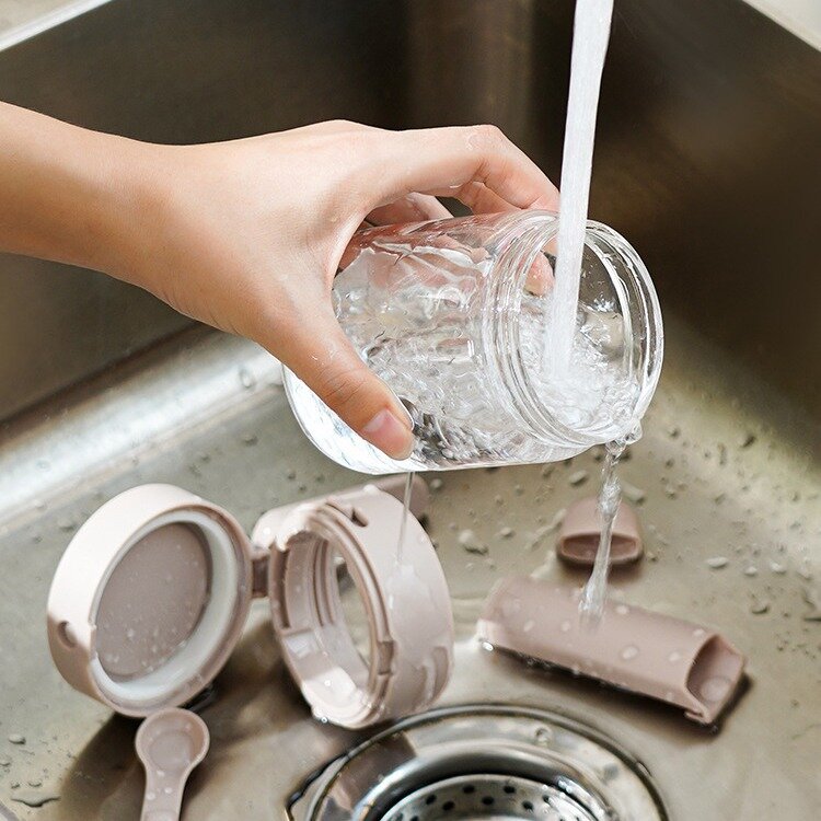 Easy to clean your spice jars