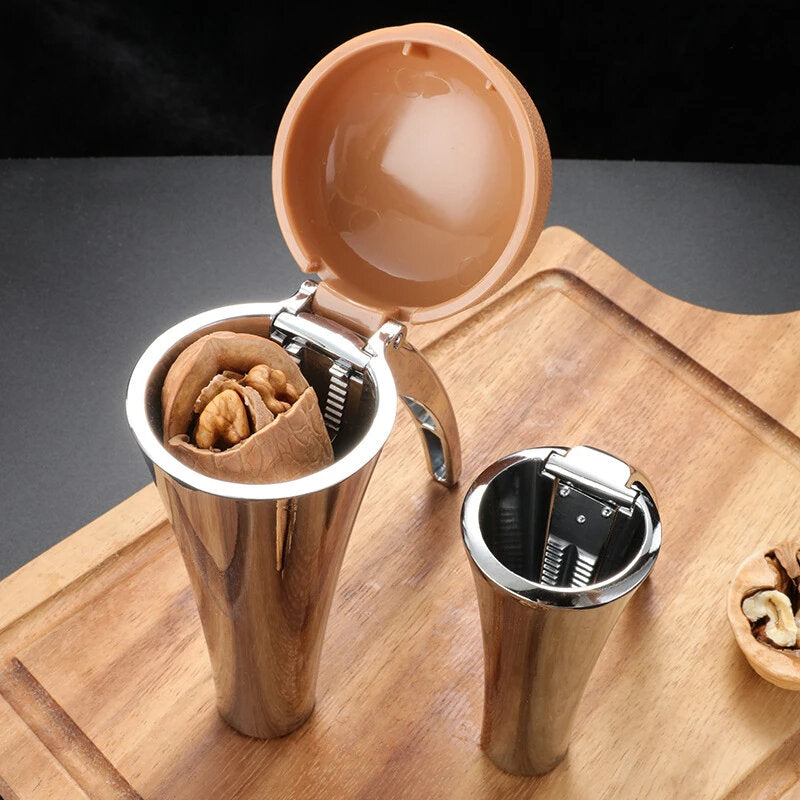 Experience Efficient Nut Cracking with Durable Zinc Alloy Silver Tools