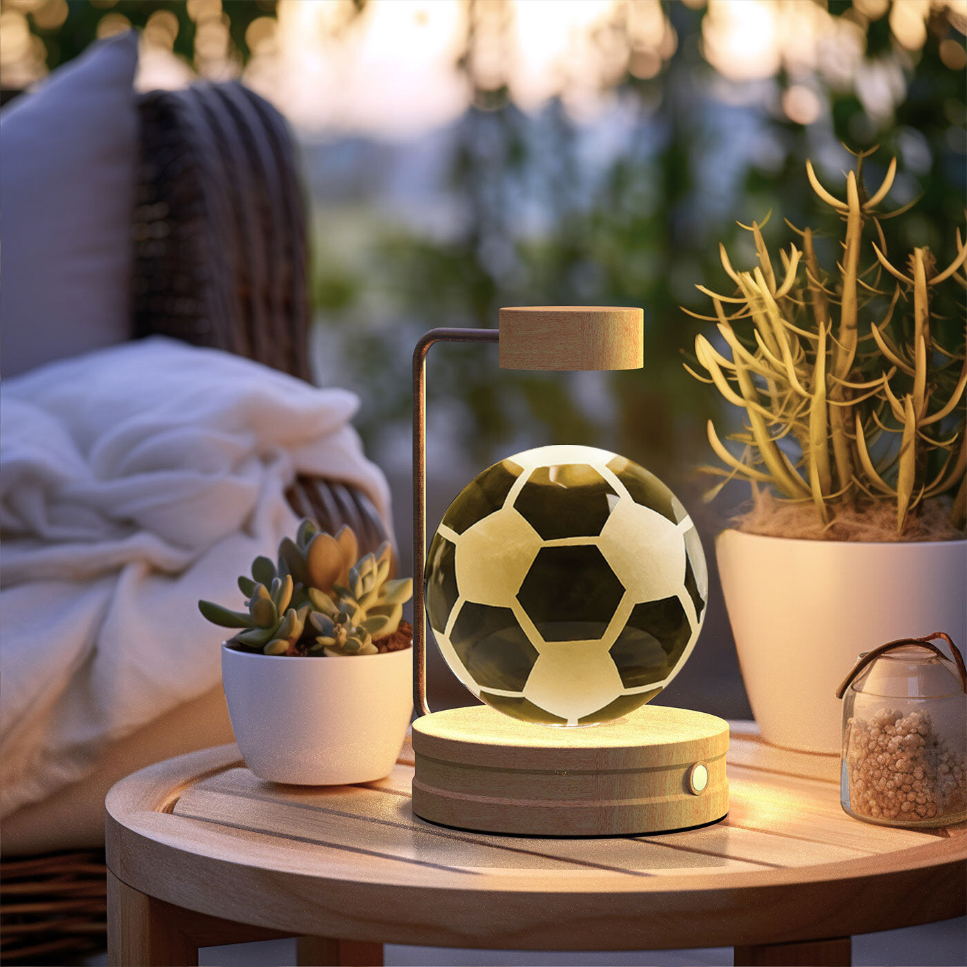 Football Light Wood