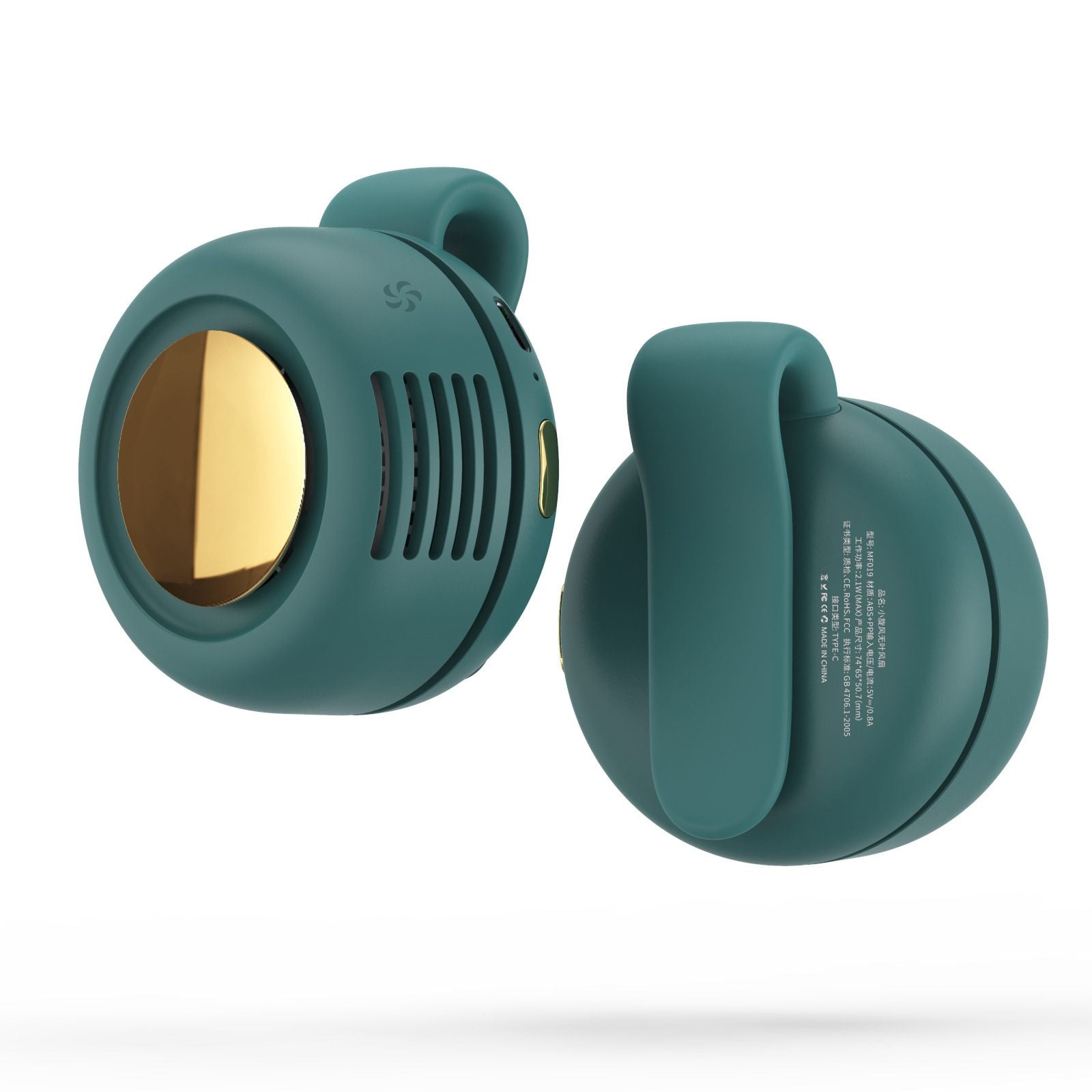 Green Clip-On Fan