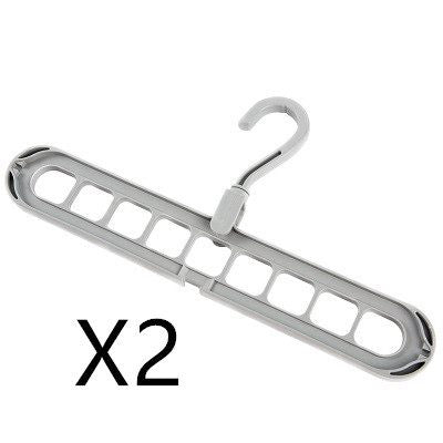 Grey Clothes Hanger - 2pcs