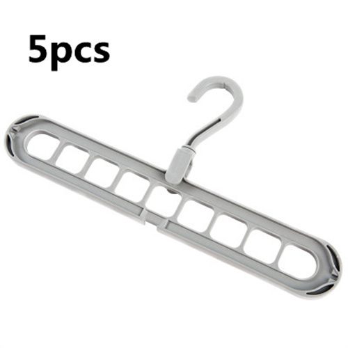 Grey Clothes Hanger - 5pcs