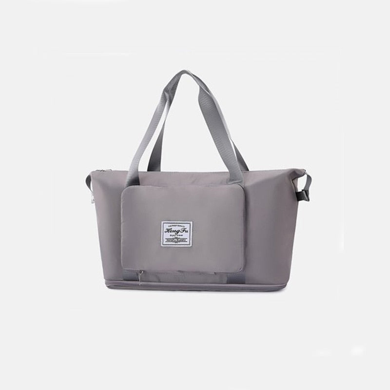 Grey Foldable Travel Bag