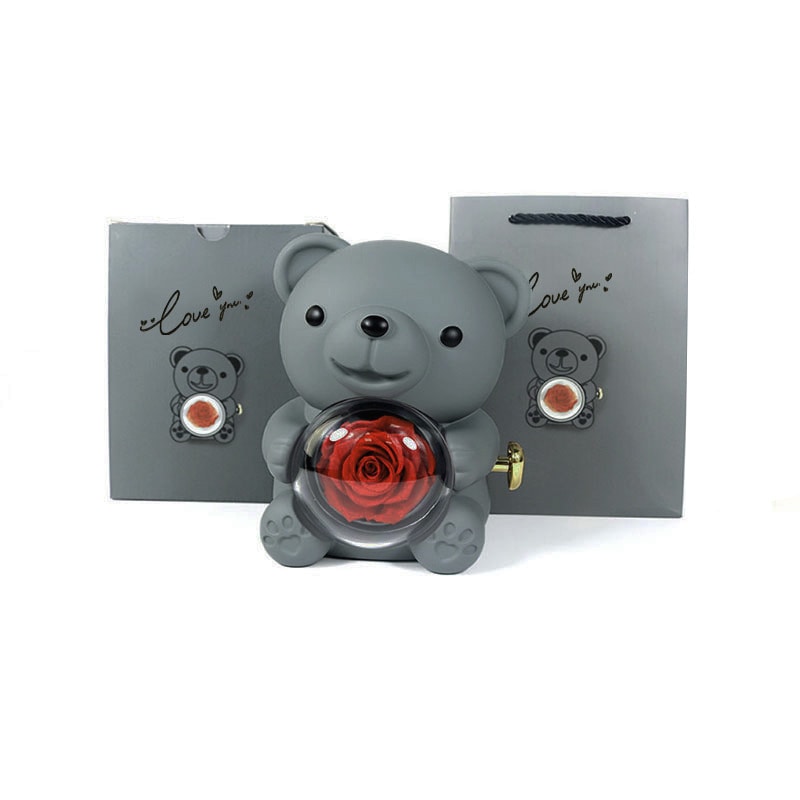 Grey Teddy Bear Gift