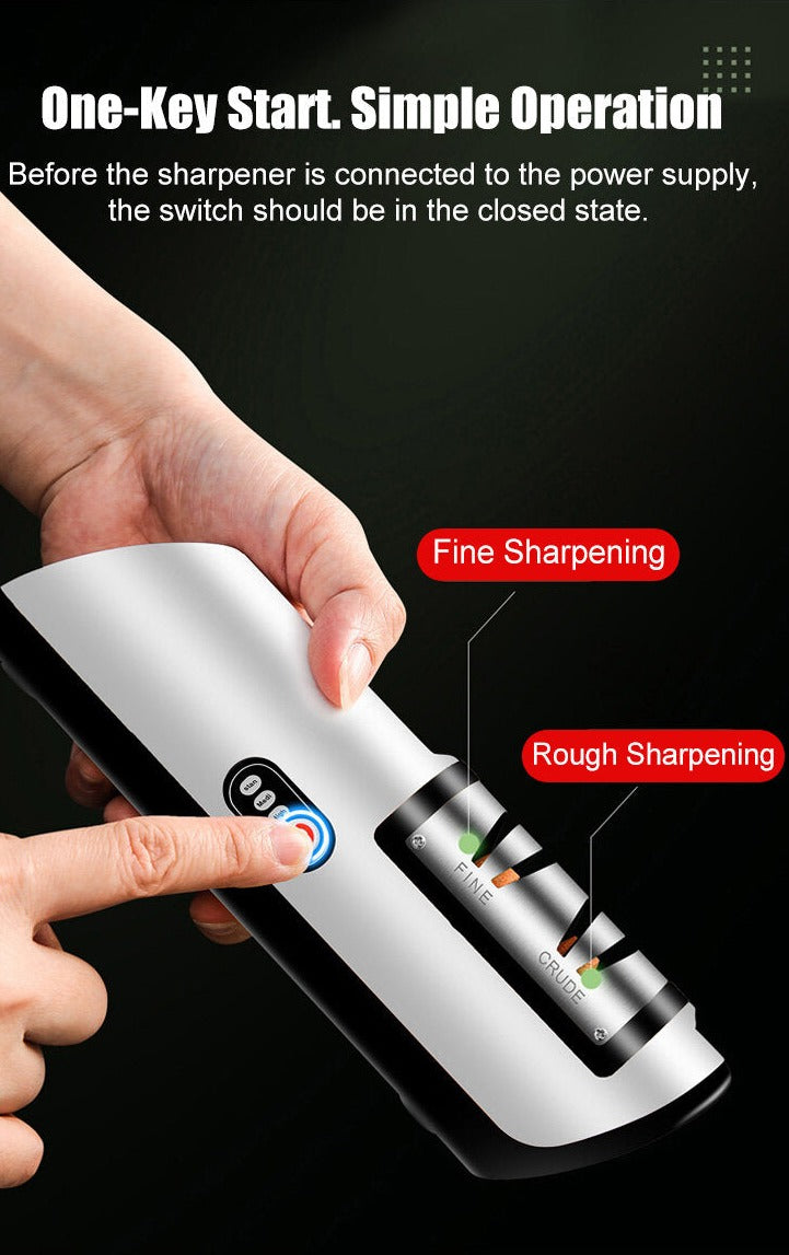 It's easy to use your wireless sharpener