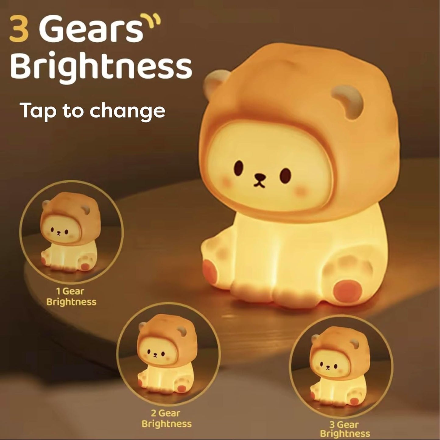 Lion Silicone Lamp