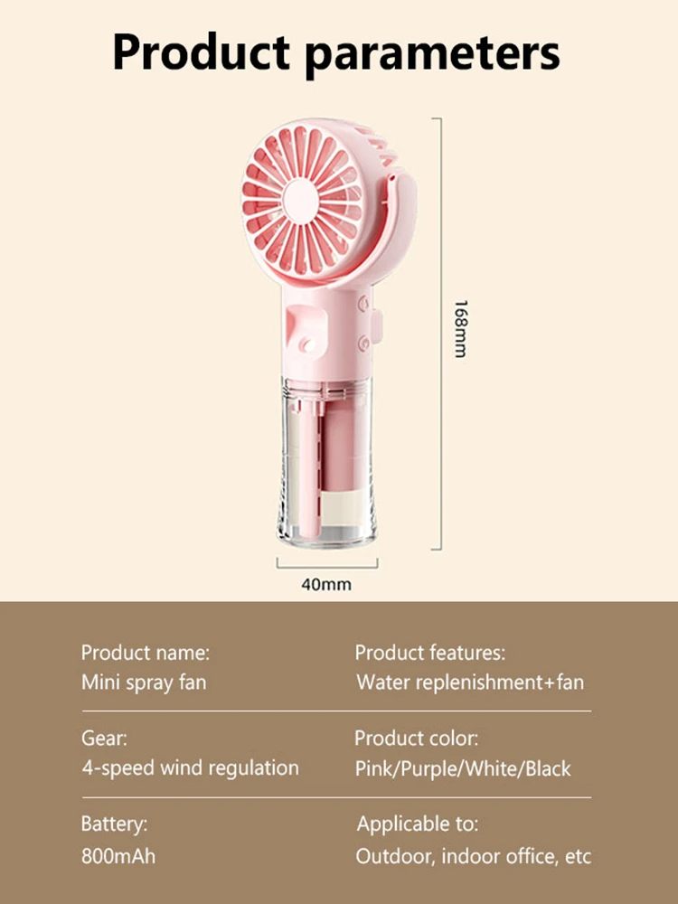 Misting Fan Size