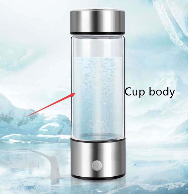 Our hydrogen water bottle was designed with style and functionality in mind, with a soft EVE pad at the bottom to enhance stability and slip resistance.