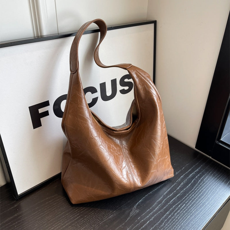 PU Leather Hobo Bag