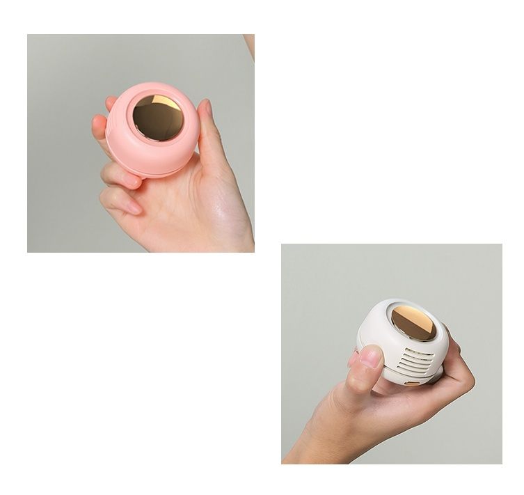 Pink & White Clip-On Fan