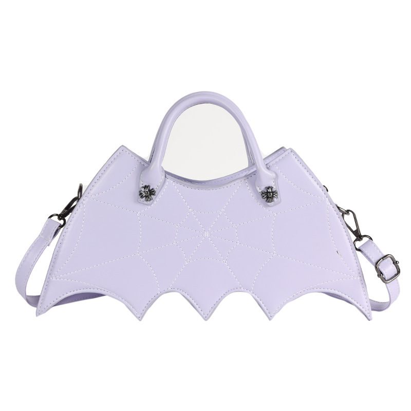 Lavender glittery harness with straps on a white background