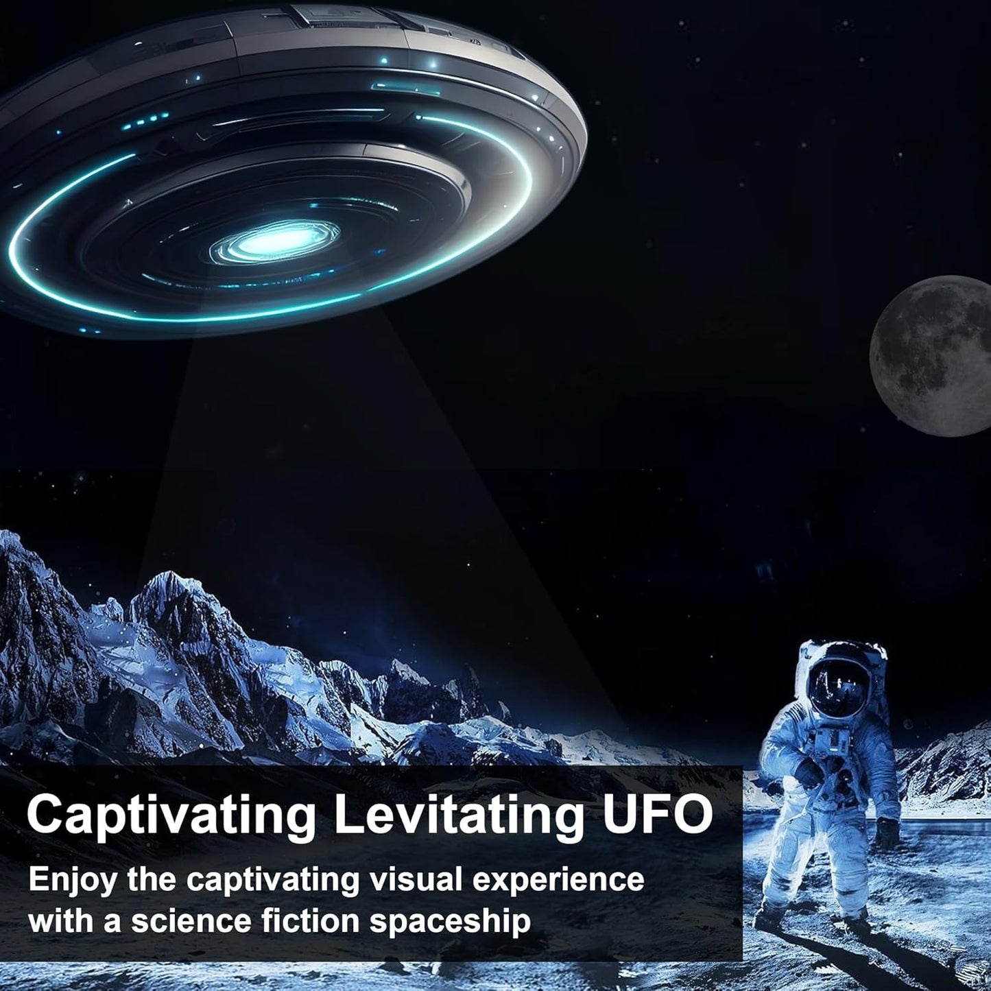 Rotating Illuminated UFO