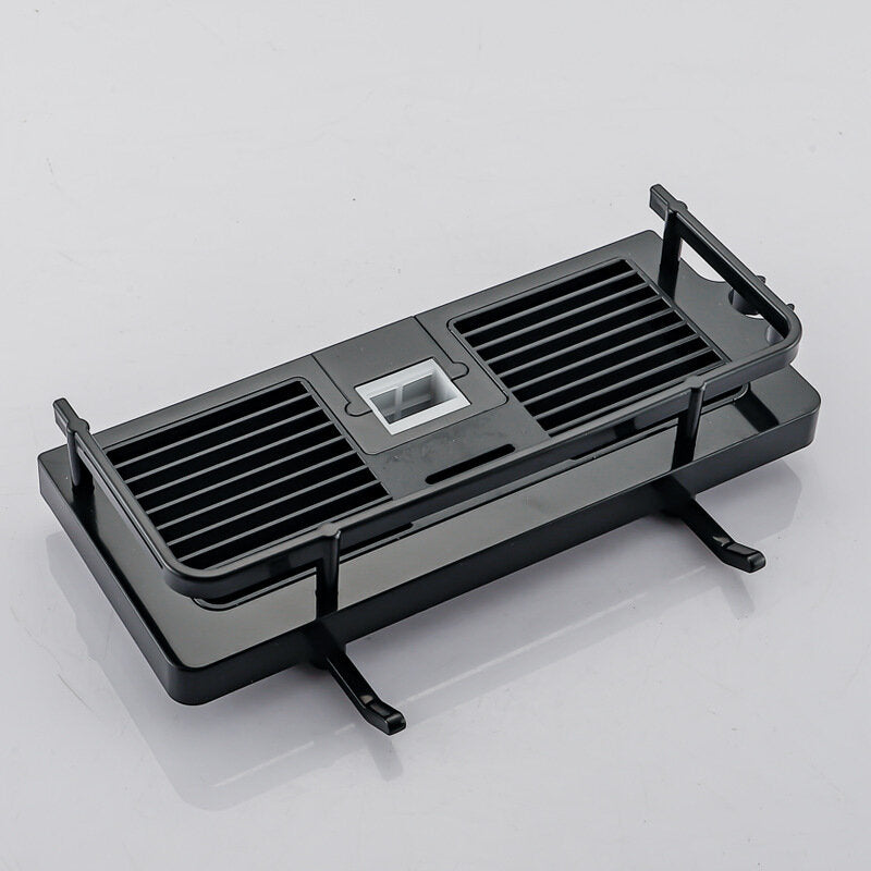 Shower Rod Rack - Black Square Hole