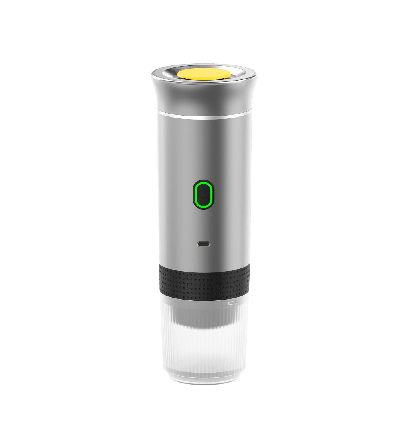 Silver Portable Espresso Maker