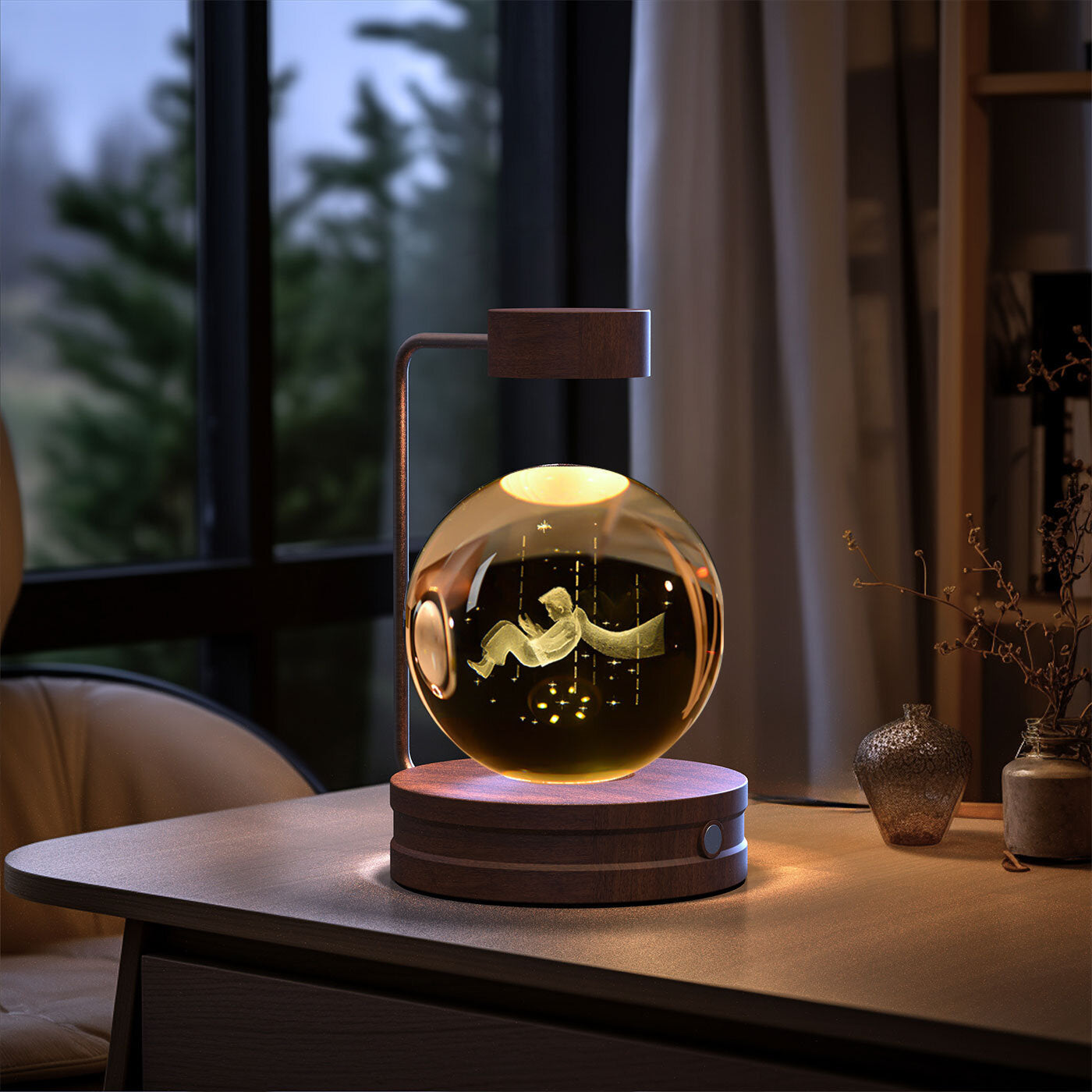 Starry Sky Little Prince Dark Wood