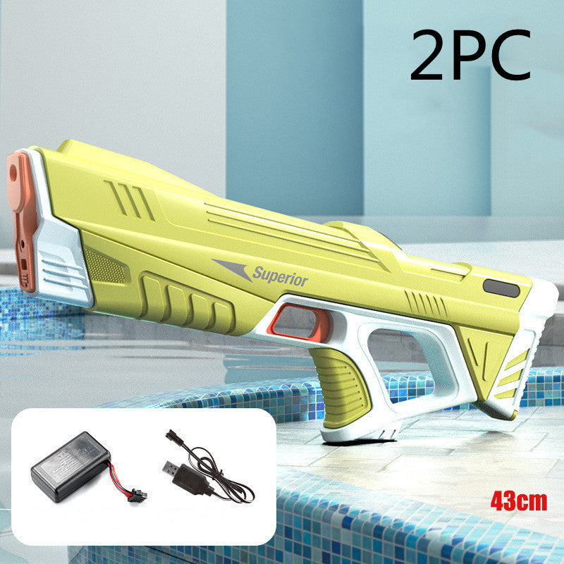 Summer Yellow Electric Water Gun - 2pcs