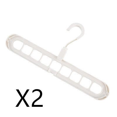 White Clothes Hanger - 2pcs