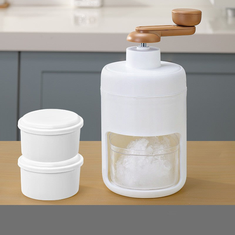 White Ice Crusher with two boxes