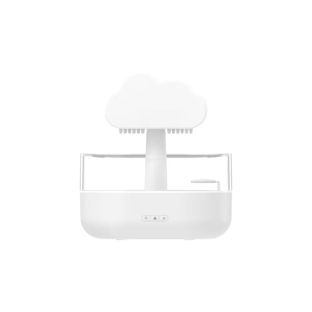 White electronic device with a transparent cover on a white background