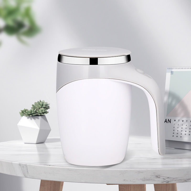 White Self Stirring Mug - Battery Model