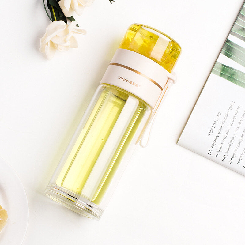 White Tea Infuser Bottle 450ml