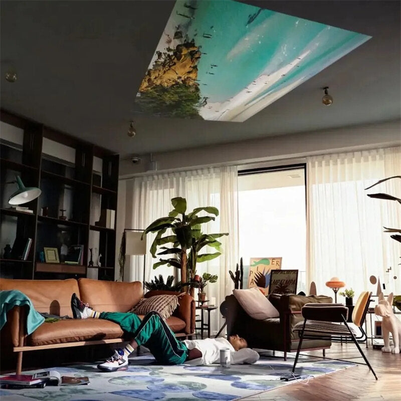 With a portable projector, you can enjoy your favorite movies, TV shows, and presentations in stunning detail