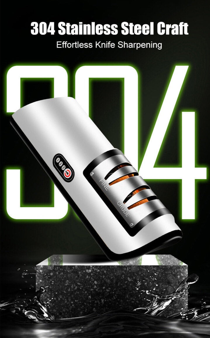 Your Electric Knife Sharpener made of 304 Stainless Steel gives you consistent results