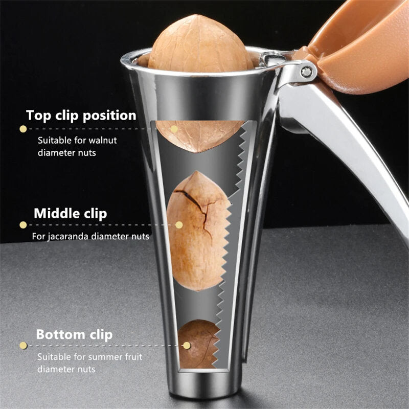 Zinc Alloy Silver Nut Cracker