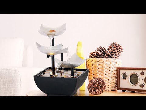 Waterfall Desktop Fountain YouTube Video