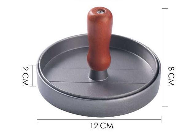 Round Burger Single Head Style Dimensions