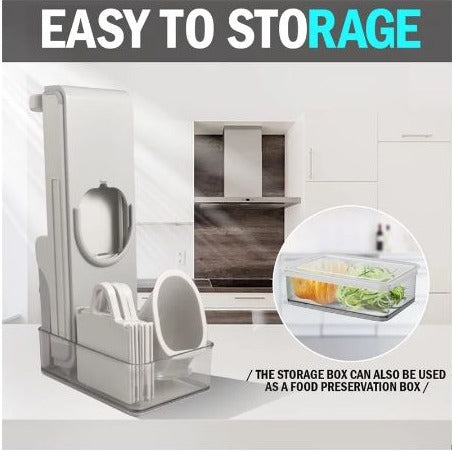 You can easily storage your vegetable cutter