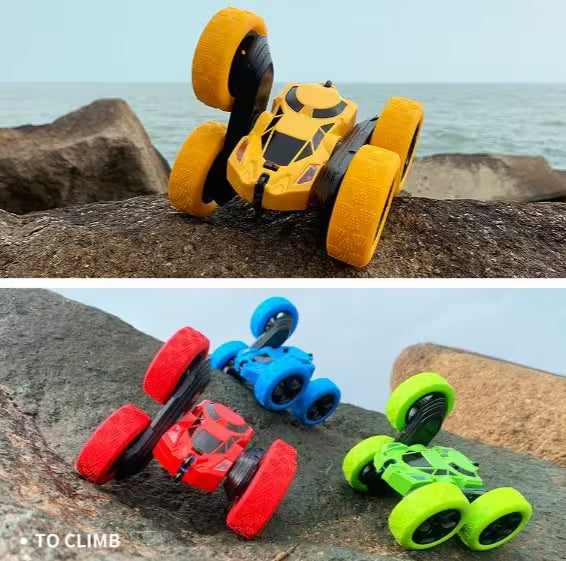 Double‑Sided RC Stunt Car 360° Flip & 4WD Off‑Road Remote Control Vehicle