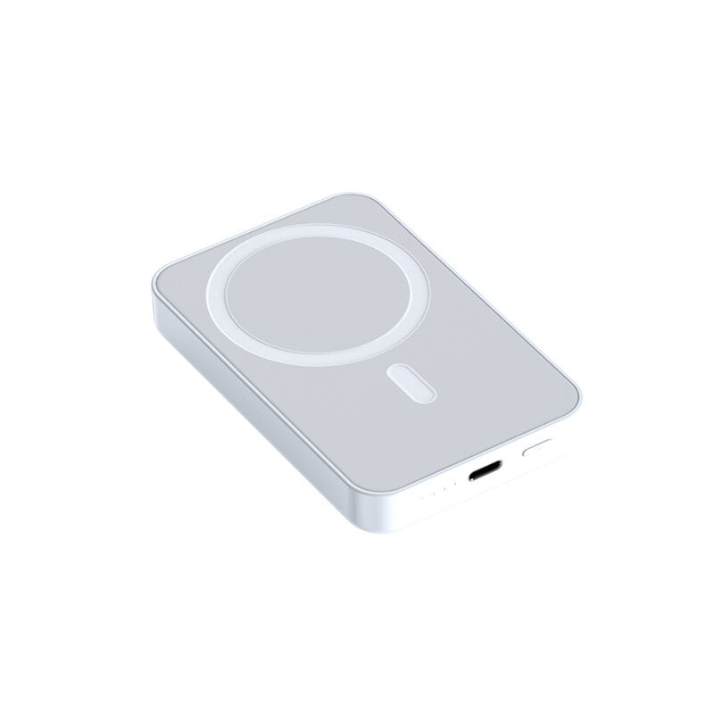 White Wireless Magnetic Power Bank - Free Shipping Worldwide