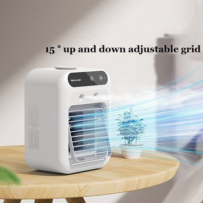 (20.0dB low noise and no light) : Light sound operation, as quiet as the natural wind, moisturizing things silently, intimate and not disturbing sleep. Manually adjust the grid up and down by 15° to avoid discomfort caused by direct blowing, and turn it on when you sleep, making you comfortable all night.