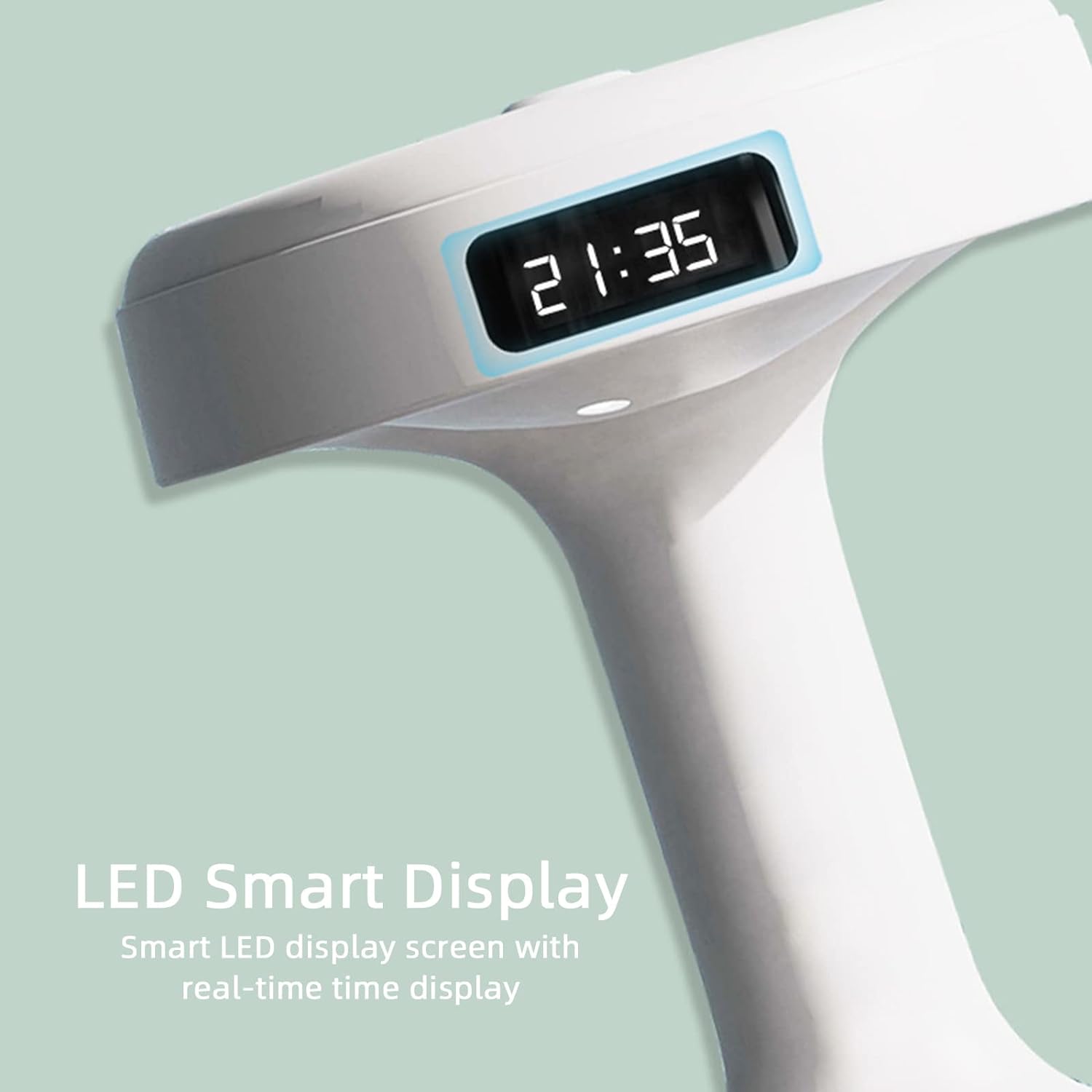 LED smart display Which can display the time in real time, one-button switch design.