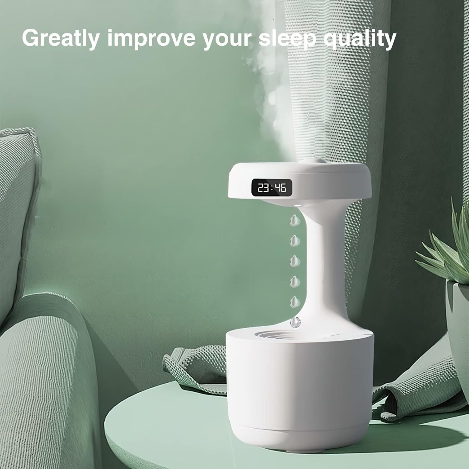 Cool Mist Humidifiers for Bedroom, Nursery, Plants, and Office; Empowering everyone to achieve a higher state of happy through taking care of ourselves, each other, and the environment - one self-care moment at a time.