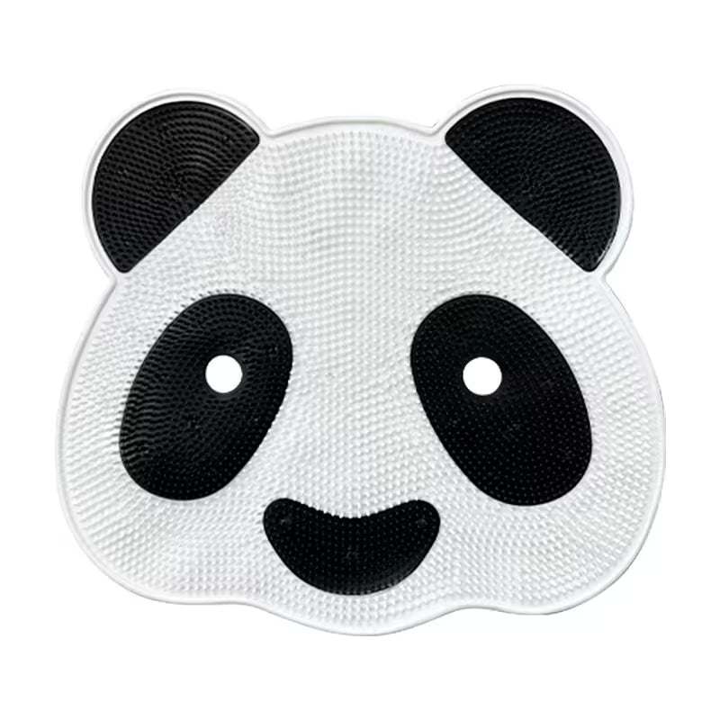 Best Shower Foot Scrubber Mat | Anti-Slip 54 Suction Cups | TPR Dual Bristles | 35×40cm