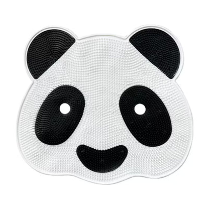 Best Shower Foot Scrubber Mat | Anti-Slip 54 Suction Cups | TPR Dual Bristles | 35×40cm