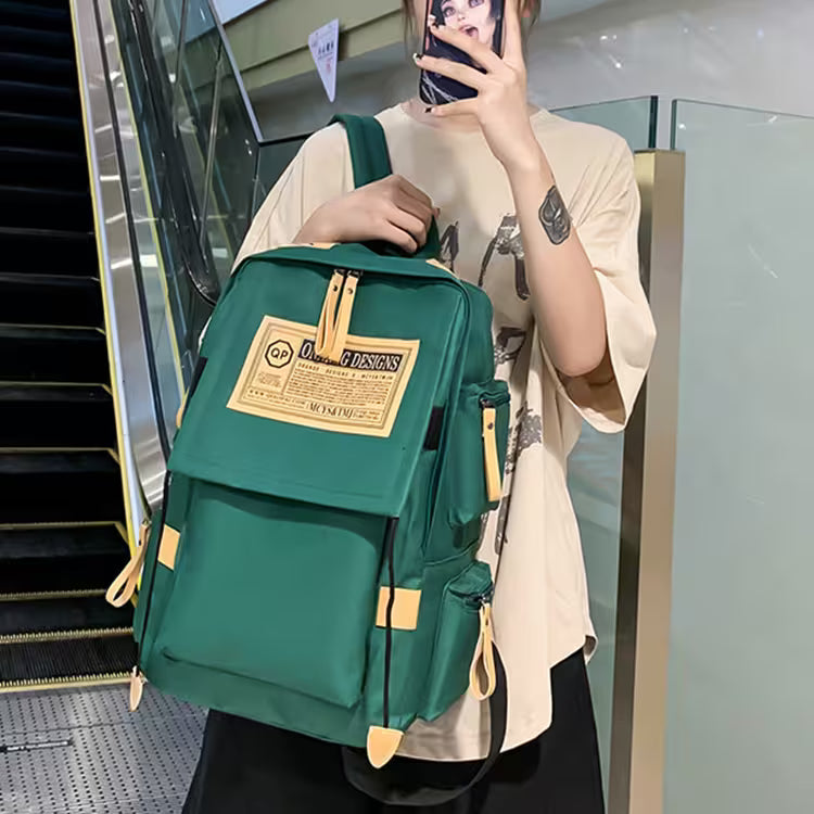 Best Student Backpack | Multi-Pocket School & Travel Bag | Fits 15" Laptop + iPad | Unisex | 7 Colors