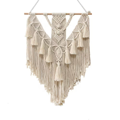 Big Macrame Wall Hanging | Hand-Knotted Cotton Rope Tapestry | Bohemian Wall Décor | Living Room Bedroom Nursery