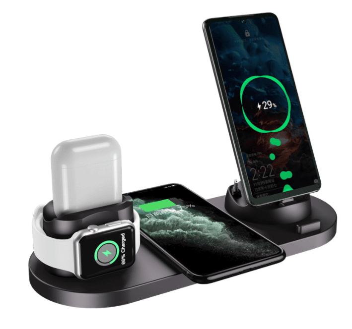 Black Wireless Charging Station